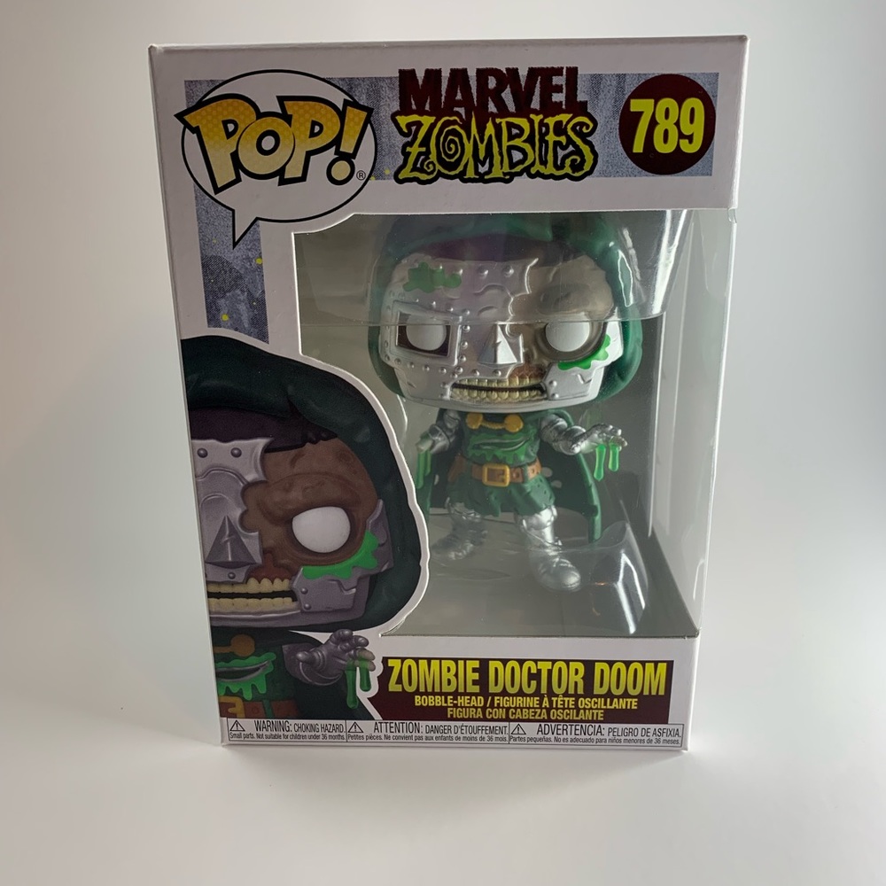 Funko POP! Marvel Zombies #789 Zombie Dr Doom  - NWT - Picture 3 of 5